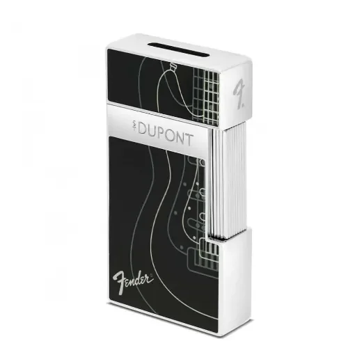 S.T. Dupont - Biggy Fender Black and Chrome Lighter product image