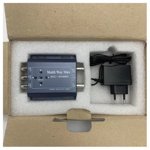 Onbekend - 4CH Mini Quad Video Multiplexer for Marine Surveillance - E-Q404MC product image