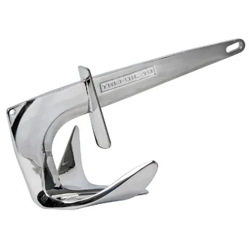 Osculati - Trefoil SS anchor w/anti-water plate 15 kg - 01.120.15 product image
