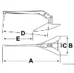 Osculati - LEWMAR CQR galvanized steel anchor 9 kg - 01.147.09 product image