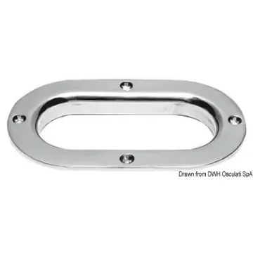 Osculati - SS Hawsehole 238 x 136 mm - 01.352.03 product image