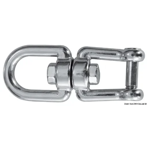 Osculati - Eyelet/shackle swivel AISI 316 10 mm - 01.438.02 product image