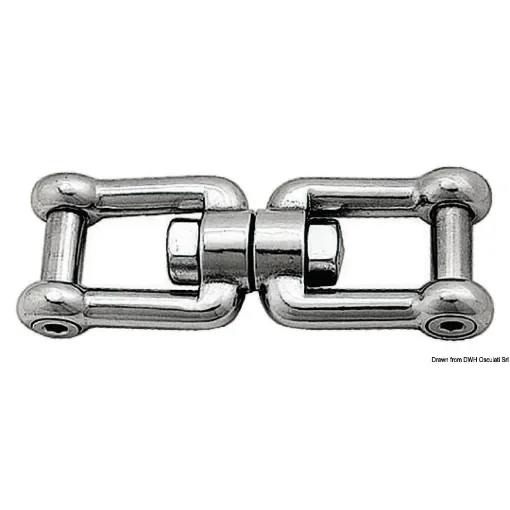 Osculati - Shack/shack swivel w. flush pin AISI 316 10 mm - 01.439.02 product image