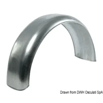 Osculati - Galvanized iron mudguard, 13&amp;quot;/14&amp;quot; wheels - 02.012.01 product image