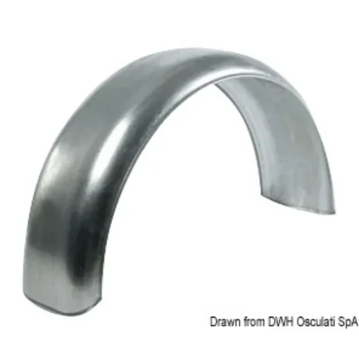 Osculati - Galvanized iron mudguard, 13&amp;quot;/14&amp;quot; wheels - 02.012.01 product image
