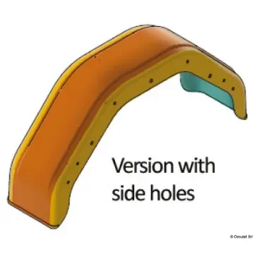 Osculati - Moplen mudguard, 12&amp;quot;/13&amp;quot; wheels w/side holes - 02.012.09 product image