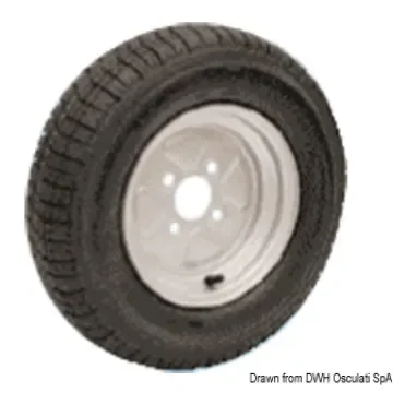 Osculati - Pneumatic wheels f. high-speed trolleys 145/10&amp;quot; - 02.013.09 product image