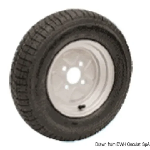 Osculati - Pneumatic wheels f. high-speed trolleys 145/10&amp;quot; - 02.013.09 product image