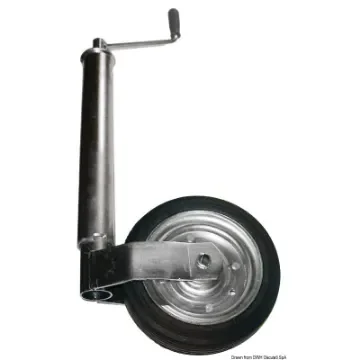 Osculati - Front adjustable wheel &amp;#216; 60 mm - 02.016.52 product image