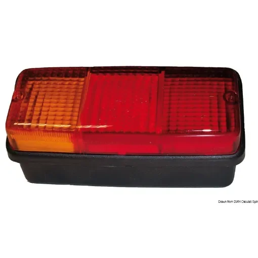 Osculati - RIGHT rear light 3 functions 3 bulbs - 02.021.01 product image