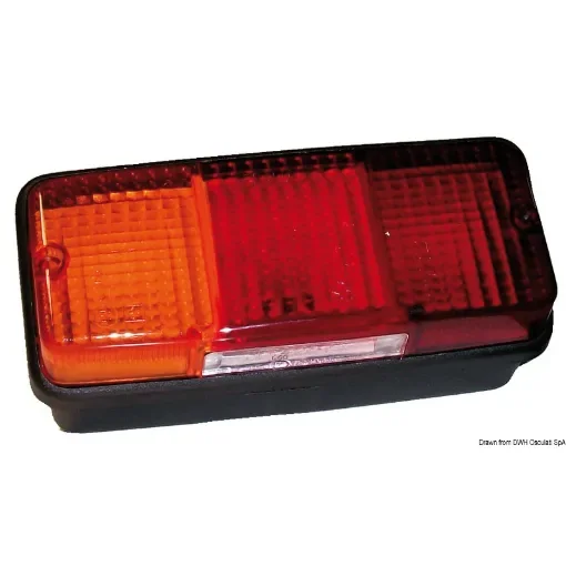 Osculati - LEFT rear light 4 functions 3 bulbs - 02.021.02 product image