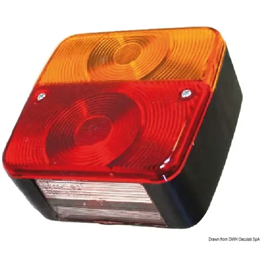 Osculati - LEFT rear light 4 functions 2 bulbs - 02.021.06 product image