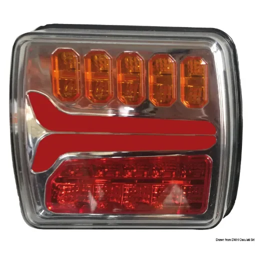 Osculati - Left rear dynamic LED light - 02.021.29 product image
