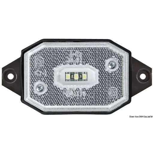 Osculati - LED front white light w/bracket - 02.021.43 product image