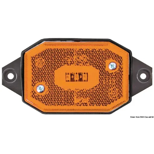 Osculati - Side LED orange light w/bracket - 02.021.52 product image