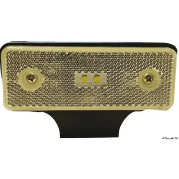 Osculati - Fanale laterale posteriore arancio LED 12/24 - 02.022.21 product image