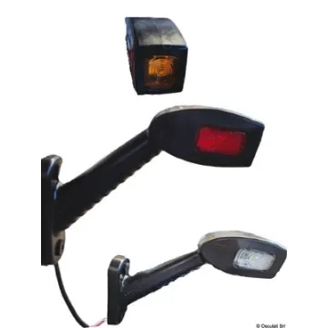 Osculati - Fanale ingombro LED dx 3 funzioni corpo gomma - 02.022.25 product image