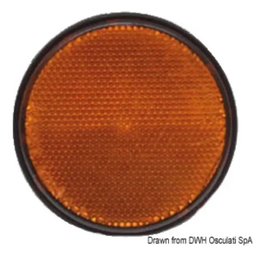 Osculati - Adhesive orange catadioptric light 60 mm - 02.023.32 product image