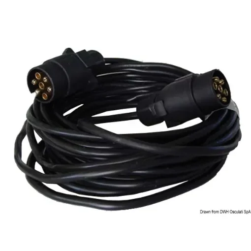 Osculati - Extension cable for trailer 2 plugs/7 poles 10 m - 02.024.07 product image