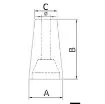 Osculati - Conical side roller in plastic - 02.029.48 product image