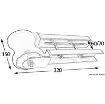Osculati - Small central roller 60 mm - 02.033.60 product image