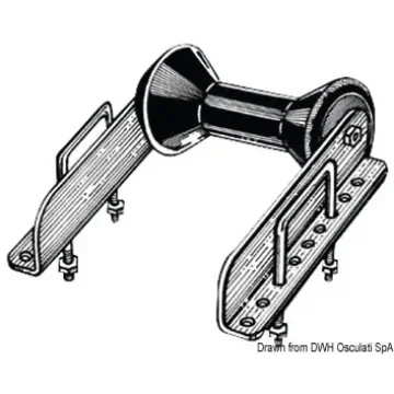 Osculati - Rear swinging single roller 60 mm - 02.040.71 product image