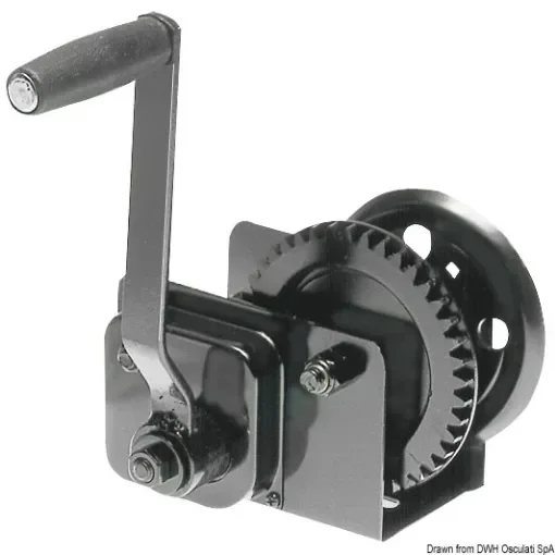 Boat haulage winch with clutch product image