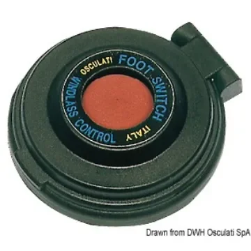 Osculati - Foot-switch for windlass, red/black - 02.342.01 product image