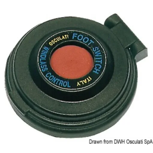 Osculati - Foot-switch for windlass, red/black - 02.342.01 product image