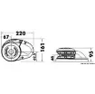Osculati - Lewmar CPX1 windlass 6 mm gypsy - 02.581.06 product image
