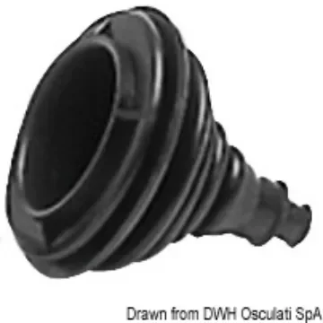 Osculati - Fairlead bellow, black rubber - 03.412.00 product image