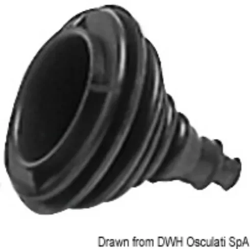 Osculati - Fairlead bellow, black rubber - 03.412.00 product image