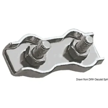 Osculati - SS double clamp 3 mm - 04.512.03 product image