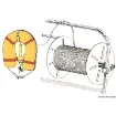 Osculati - Line drum reel made of polished stainless steel - 06.311.75 product image