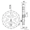 Osculati - DOUGLAS MARINE Evo Reel very sturdy tape reel made of stainless steel - 06.311.76 product image