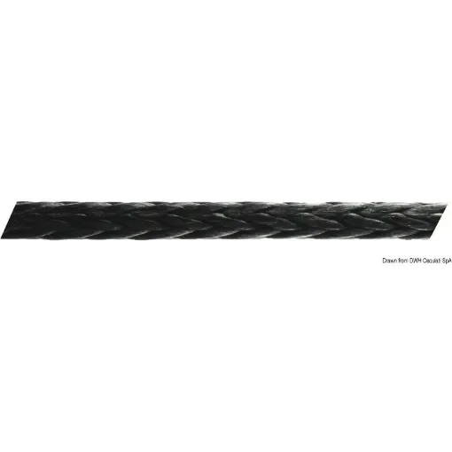 Osculati - Excel Marlow D12 DSK78 braid no cover black 4 mm - 06.416.04NE product image