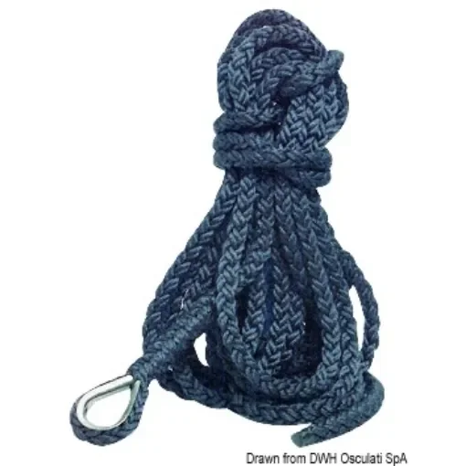 Osculati - Mooring line 8 strands 20 mm x 12 m - 06.443.52 product image