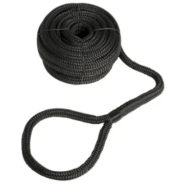 Osculati - Mooring line with eye black 24 mm x 15 m - 06.444.99 product image