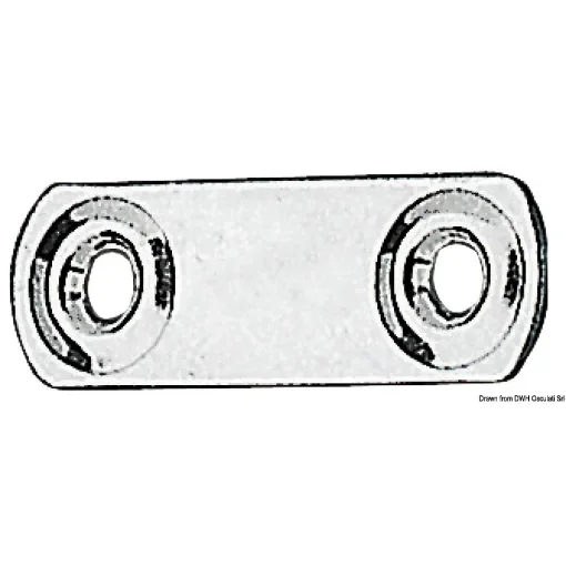 Osculati - Plate for belt fixing 50 x 16 mm - 06.709.03 product image