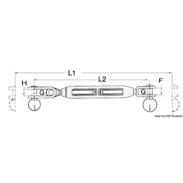 Osculati - Articulated jaw left 7/16&amp;quot; - 07.204.04 product image