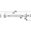 Osculati - Turnbuckle AISI 316 4 mm - 07.192.04 product image
