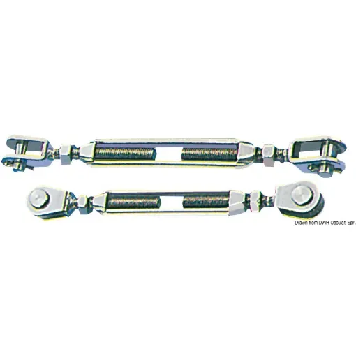 Osculati - Turnbuckle w. two fixed jaws AISI 316 6 mm - 07.198.06 product image
