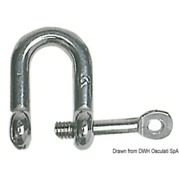 Osculati - U-shackle AISI 316 with captive pin 6 mm - 08.220.06 product image