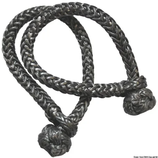 Osculati - Soft shackle in black Dyneema - 4 mm - 08.310.04 product image