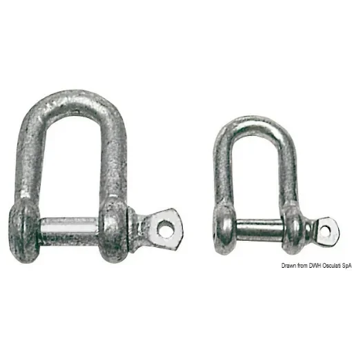 Osculati - Shackle made of GHD steel 12 mm - 08.320.12 product image