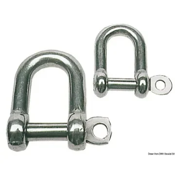 Osculati - Shackle made of stainless steel AISI 316 10 mm - 08.321.10 product image