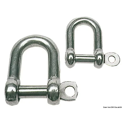 Osculati - Shackle made of stainless steel AISI 316 10 mm - 08.321.10 product image