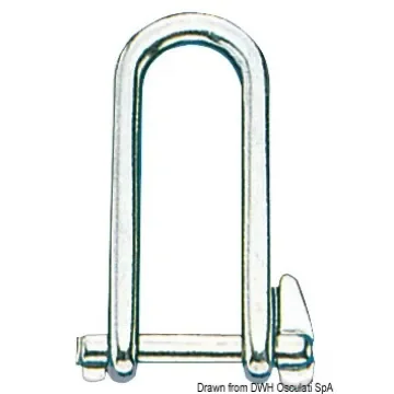 Osculati - Shackle w. captive locking pin AISI 316 5 mm - 08.763.05 product image