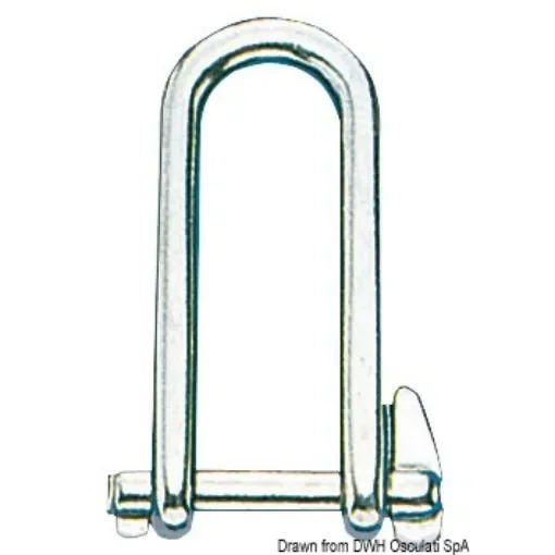 Osculati - Shackle w. captive locking pin AISI 316 5 mm - 08.763.05 product image
