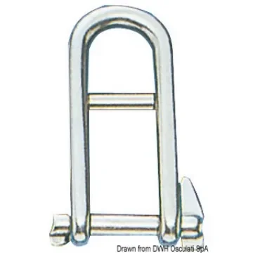 Osculati - Shackle w. locking pin and stop bar AISI 316 8 mm - 08.764.08 product image